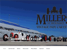 Tablet Screenshot of harrymillerclub.com